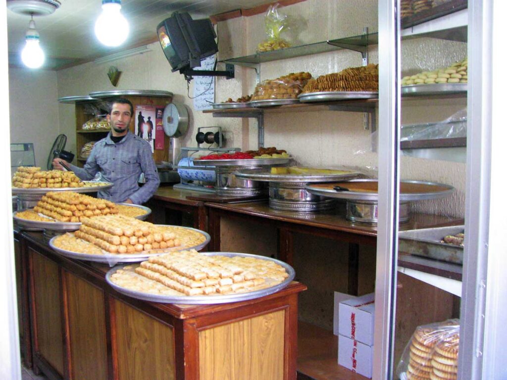 Баалбек, продавница баклаве