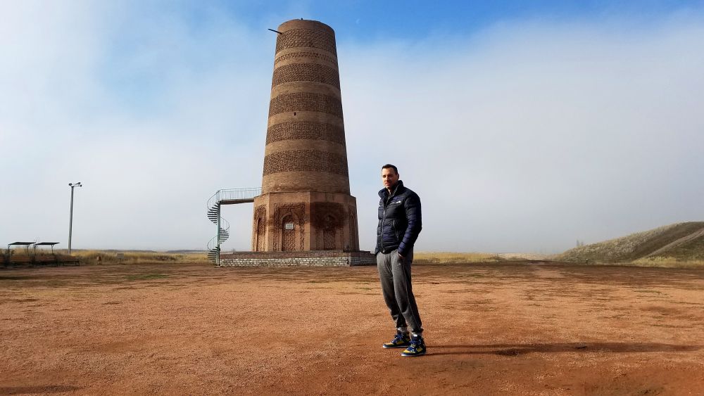 Kirgistan, Biškek, kula Burana i Vladimir Cvetković